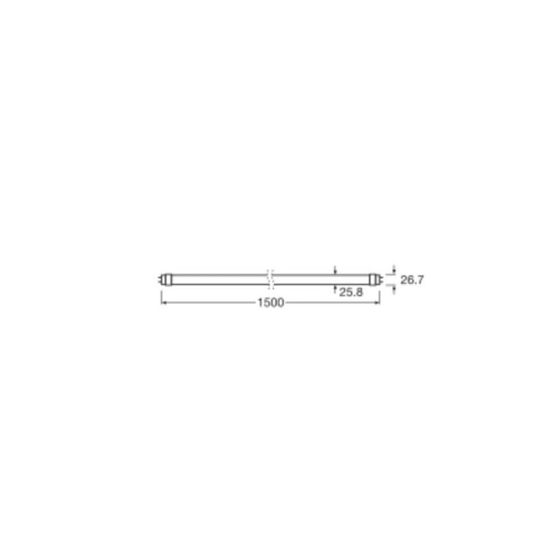 LED trubice zářivka LEDVANCE SubstiTUBE Value T8 EM/230V 150cm 18,3W (54W) 3000K (obrázek 4)
