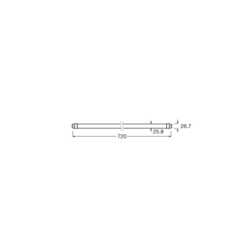 LED trubice zářivka LEDVANCE SubstiTUBE T8 EM/230V 72cm 7W (16W) 3000K (obrázek 4)