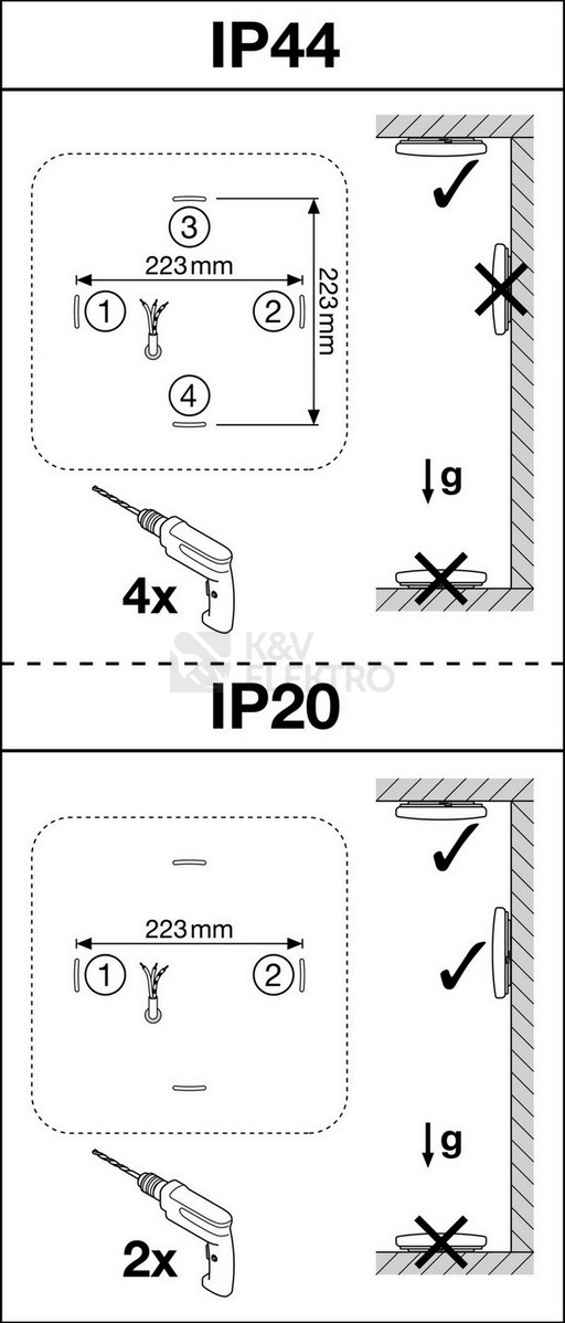Obrázek produktu LED svítidlo LEDVANCE SF Square 24W 3000K 330mm IP44 s pohybovým čidlem 4