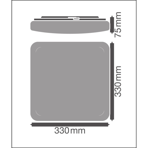 LED svítidlo LEDVANCE SF Square 24W 4000K 330mm IP44 s pohybovým čidlem (obrázek 4)