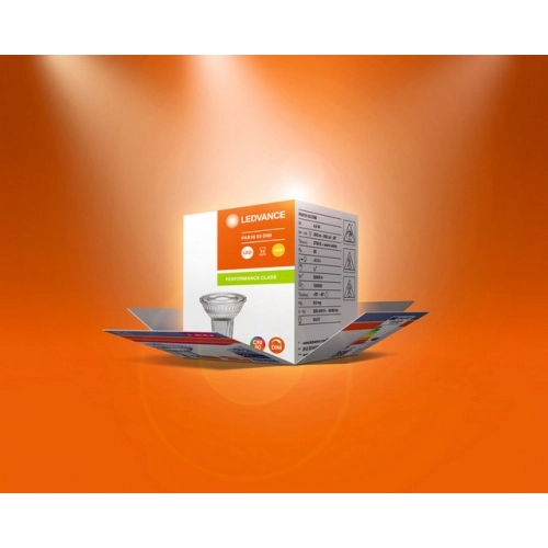 LED žárovka GU10 PAR16 LEDVANCE PARATHOM 4,5W (50W) teplá bílá (2700K) stmívatelná, reflektor 36° (obrázek 5)