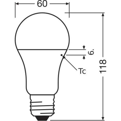 LED žárovka E27 LEDVANCE CL A FR 13W (100W) neutrální bílá (4000K) (obrázek 3)