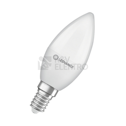 LED žárovka E14 LEDVANCE CL B FR 4,9W (40W) neutrální bílá (4000K) svíčka