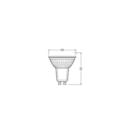 LED žárovka GU10 PAR16 LEDVANCE PARATHOM 6,9W (50W) neutrální bílá (4000K), reflektor 120° (obrázek 4)