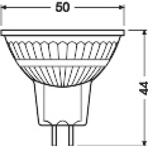 LED žárovka GU5,3 MR16 LEDVANCE 2,6W (20W) teplá bílá (2700K), reflektor 12V 36° (obrázek 4)