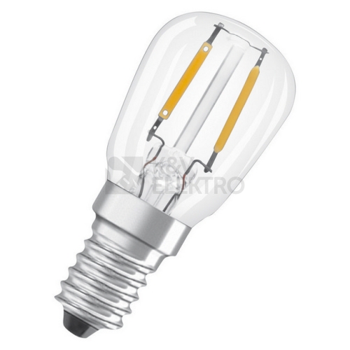 LED žárovka do lednice E14 LEDVANCE PARATHOM T26 Filament 1,3W (10W) teplá bílá (2700K)