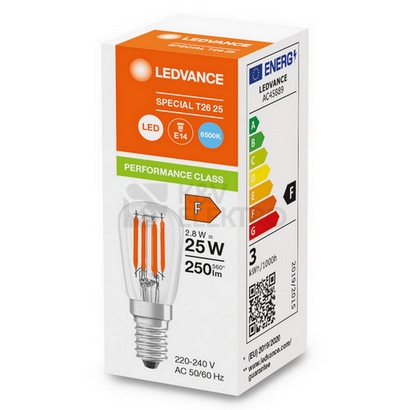 Obrázek produktu LED žárovka do lednice E14 LEDVANCE 2,8 (25W) studená bílá (6500K) 1