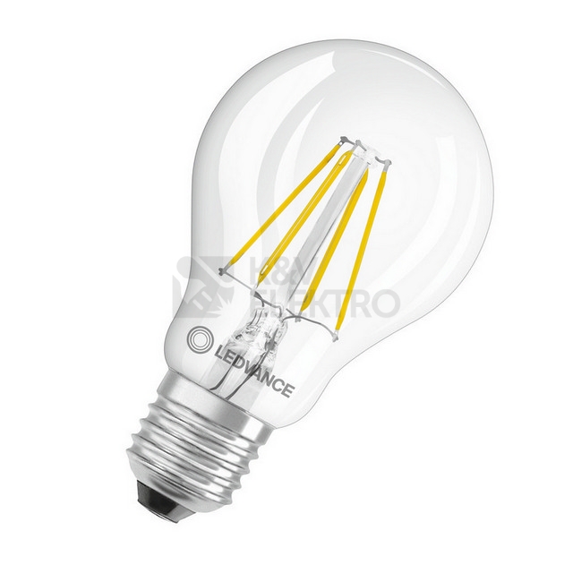Obrázek produktu LED žárovka E27 LEDVANCE Filament CL A FIL 4W (40W) teplá bílá (2700K) 0