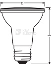 Obrázek produktu LED žárovka E27 LEDVANCE 6,4W (50W) teplá bílá (2700K) stmívatelná 2