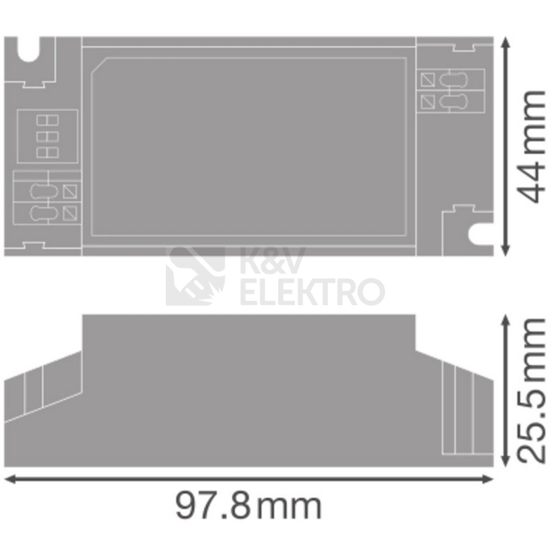 Obrázek produktu LED driver LEDVANCE 40W 25-40V 700/750/800/850/900/950/1000/1050mA 1