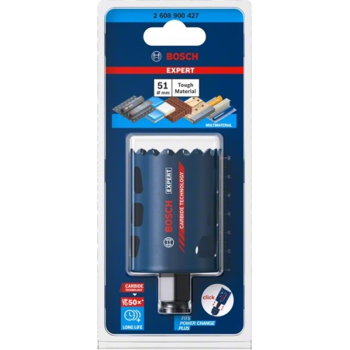 Vykružovák průměr 51mm Bosch EXPERT Tough Material 2.608.900.427