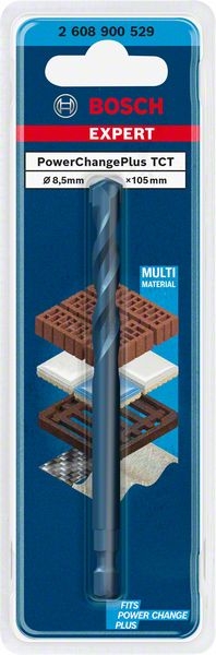 Obrázek produktu Středicí vrták Bosch EXPERT Power Change Plus TCT 8,5x105mm 2.608.900.529 3