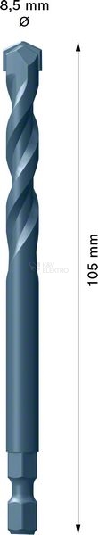 Obrázek produktu Středicí vrták Bosch EXPERT Power Change Plus TCT 8,5x105mm 2.608.900.529 4