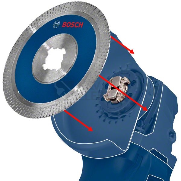 Obrázek produktu Víceúčelový řezný kotouč 125mm Bosch EXPERT Carbide Multi Wheel X-LOCK 2.608.901.193 10