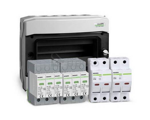 Obrázek produktu Kompletní DC nástěnná rozvodnice pro FVE NOARK B000065 R4 PHS12T IP65 2stringy T1+T2 0