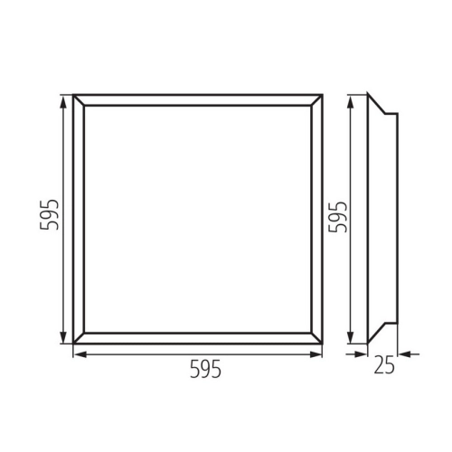 LED panel Kanlux BLINGO TN38W 6060 NW 33177 (obrázek 5)
