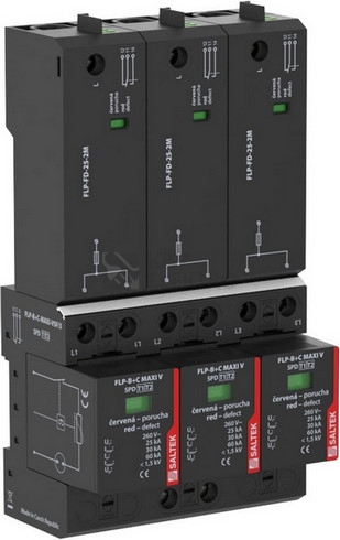 Obrázek produktu Svodič přepětí FLP-B+C-MAXI-VSF/3 (TN-C) 0