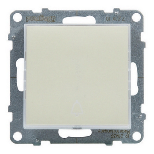 Legrand SUNO zvonkové tlačítko s držákem štítku bílé 721110