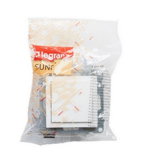 Legrand SUNO záslepka/adaptér bílá 721143 (obrázek 3)