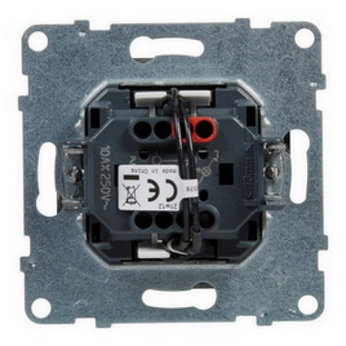 Legrand SUNO vypínač č.6 schodišťový s podsvětlením hliník 721316