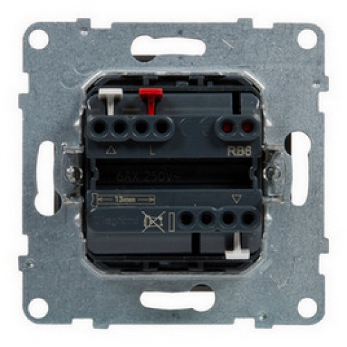 Legrand SUNO žaluziový spínač hliník 721339