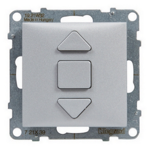Legrand SUNO žaluziový spínač hliník 721339