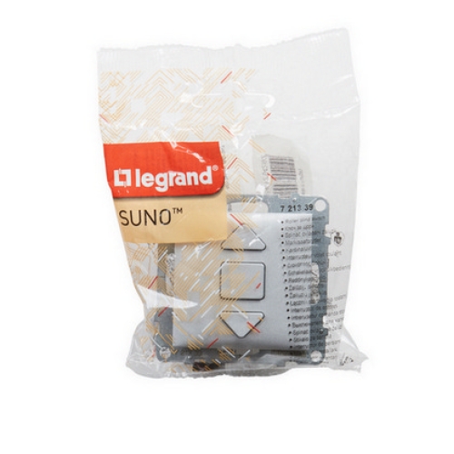 Legrand SUNO žaluziový spínač hliník 721339
