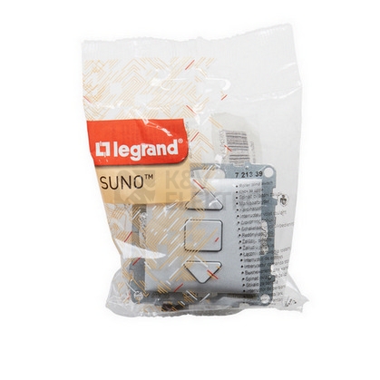 Obrázek produktu Legrand SUNO žaluziový spínač hliník 721339 3