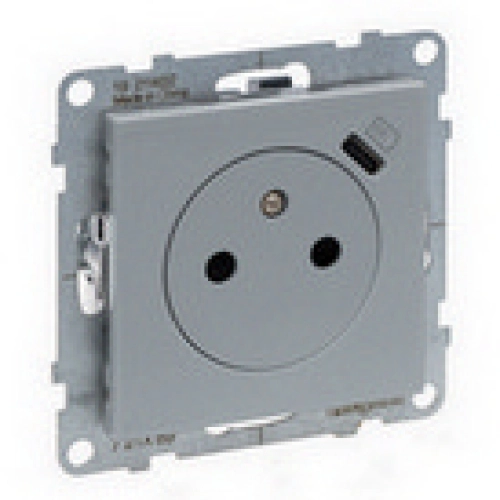 Legrand SUNO zásuvka s USB nabíjením hliník 721389
