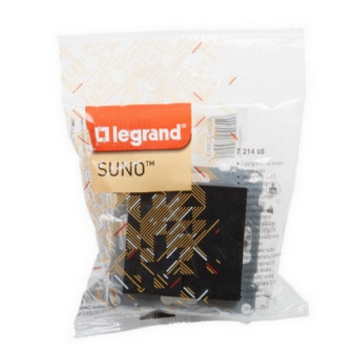 Legrand SUNO vypínač č.5 lustrový černý 721405 (obrázek 4)