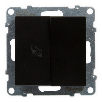 Obrázek produktu Legrand SUNO vypínač č.5 lustrový černý 721405 2