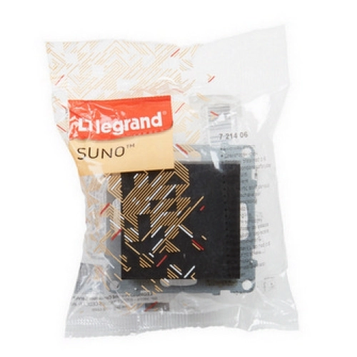 Legrand SUNO vypínač č.6 schodišťový černý 721406 (obrázek 4)