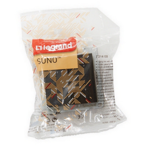 Legrand SUNO vypínač č.6+6 schodišťový černý 721408 (obrázek 4)