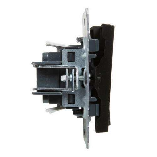 Legrand SUNO vypínač č.6+6 schodišťový černý 721408 (obrázek 5)