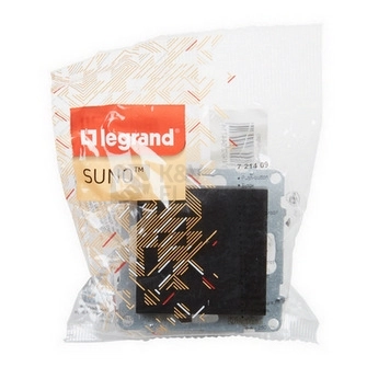 Obrázek produktu Legrand SUNO tlačítko černé 721409 3