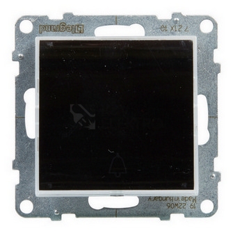 Obrázek produktu Legrand SUNO zvonkové tlačítko s držákem štítku černé 721410 2