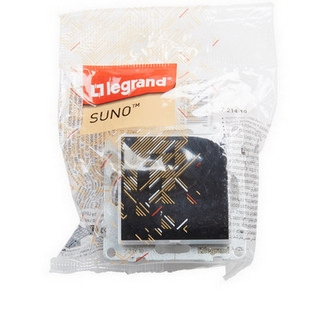 Obrázek produktu Legrand SUNO zvonkové tlačítko s držákem štítku černé 721410 3