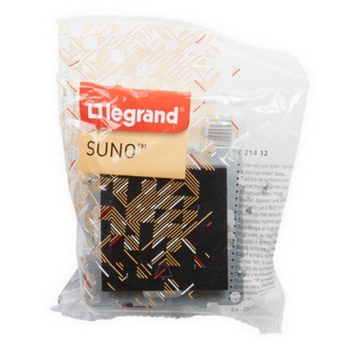 Legrand SUNO zvonkové tlačítko černé 721413 (obrázek 4)