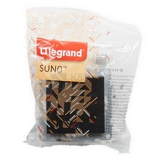 Obrázek produktu Legrand SUNO zvonkové tlačítko černé 721413 3