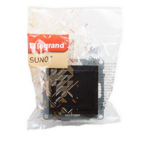 Legrand SUNO záslepka/adaptér černá 721443