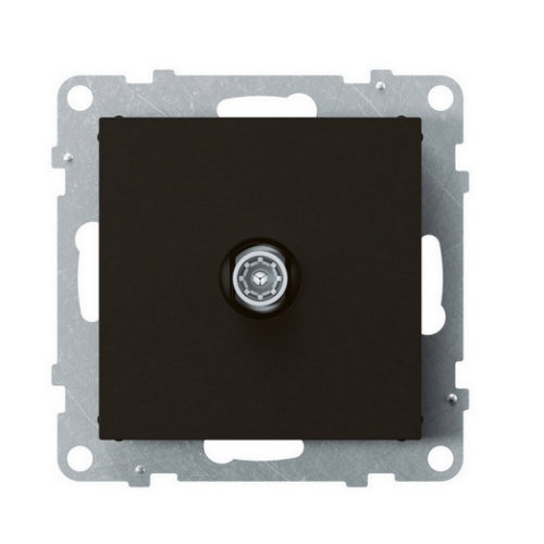 Legrand SUNO televizní zásuvka koncová HVĚZDA černá 721464