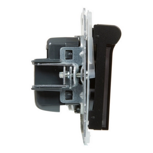 Legrand SUNO zásuvka s clonkami IP44 černá 721486 (obrázek 5)