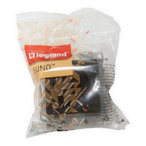 Legrand SUNO zásuvka s USB nabíjením černá 721489 (obrázek 4)