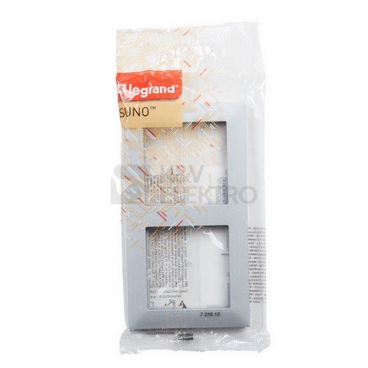 Obrázek produktu Legrand SUNO dvojrámeček hliník 721512 3