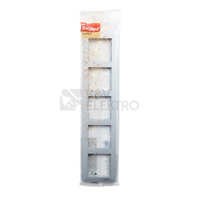 Obrázek produktu Legrand SUNO pětirámeček hliník 721515 3