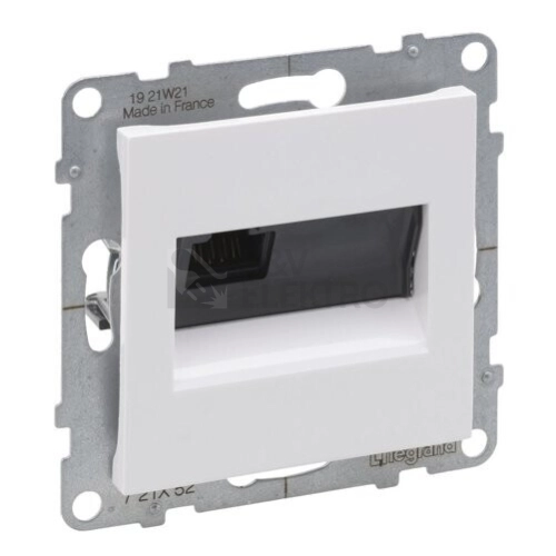  Legrand SUNO datová zásuvka 1x RJ45 kategorie 6 UTP bílá beznástrojová 72C6UB1