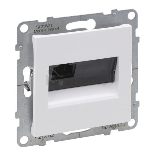 Obrázek produktu  Legrand SUNO datová zásuvka 1x RJ45 kategorie 6 UTP bílá beznástrojová 72C6UB1 0