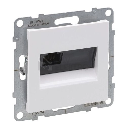 Obrázek produktu Legrand SUNO datová zásuvka 1x RJ45 kategorie 6 UTP bílá beznástrojová 72C6UB1 0