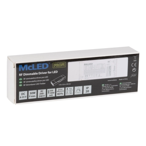 RF Stmívatelný driver 250-1000mA McLED ML-910.012.22.0 (obrázek 9)