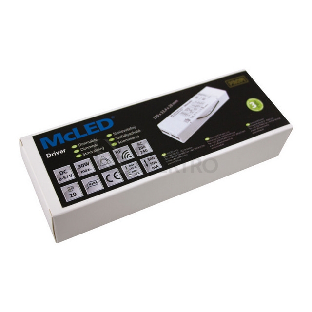 Obrázek produktu  RF Stmívatelný driver 250-1000mA McLED ML-910.012.22.0 9